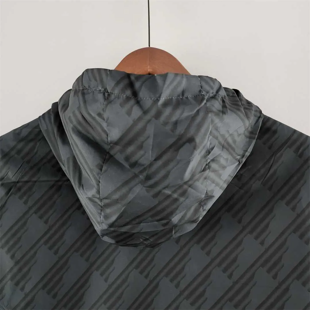 22-23 Sao Paulo Windbreaker Black Red and White 1