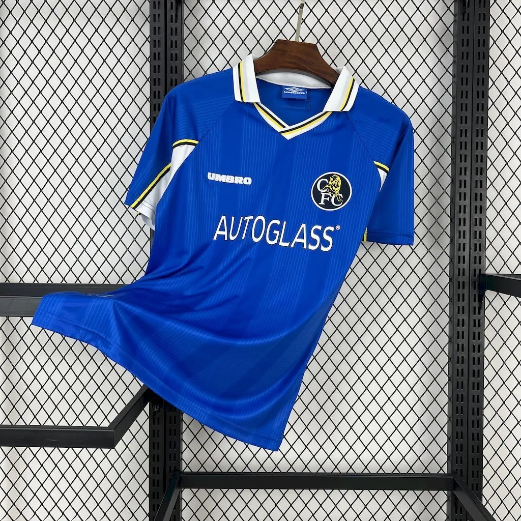 97-99 Chelsea Home Retro Kit Vintage Shirt AAAAJersey Supplier Yupoo 7
