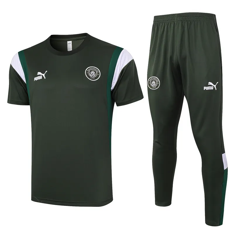 23-24 Manchester City Short Sleeve Training Suit Yupoo 3