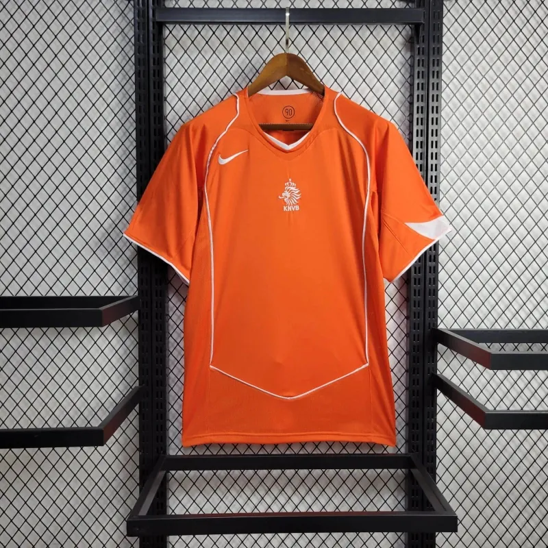 2004 Netherlands Home Retro Kit Vantage Shirt Soccer Jerseys Yupoo 9