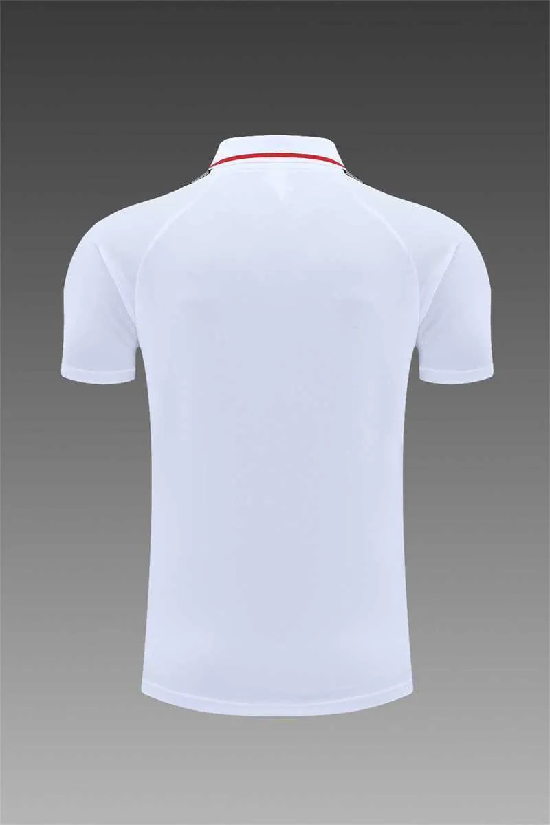 Polo Bayern white with red logo 3