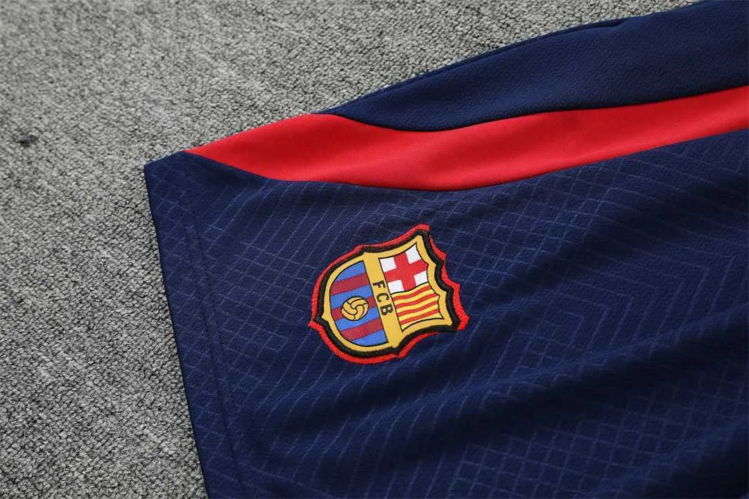 22-23 Barcelona training suit short sleeve kit orange 3