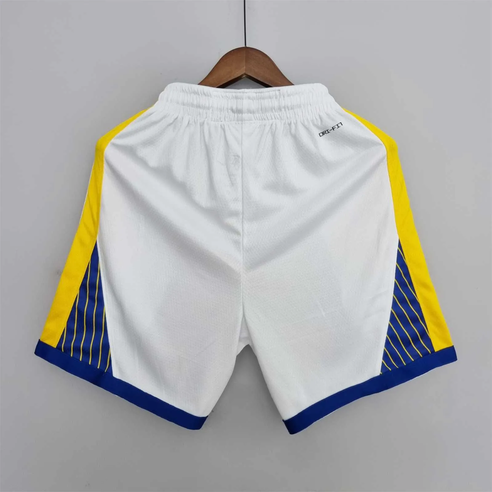 75th Anniversary Golden State Warriors Shorts White NBA Jersey 1
