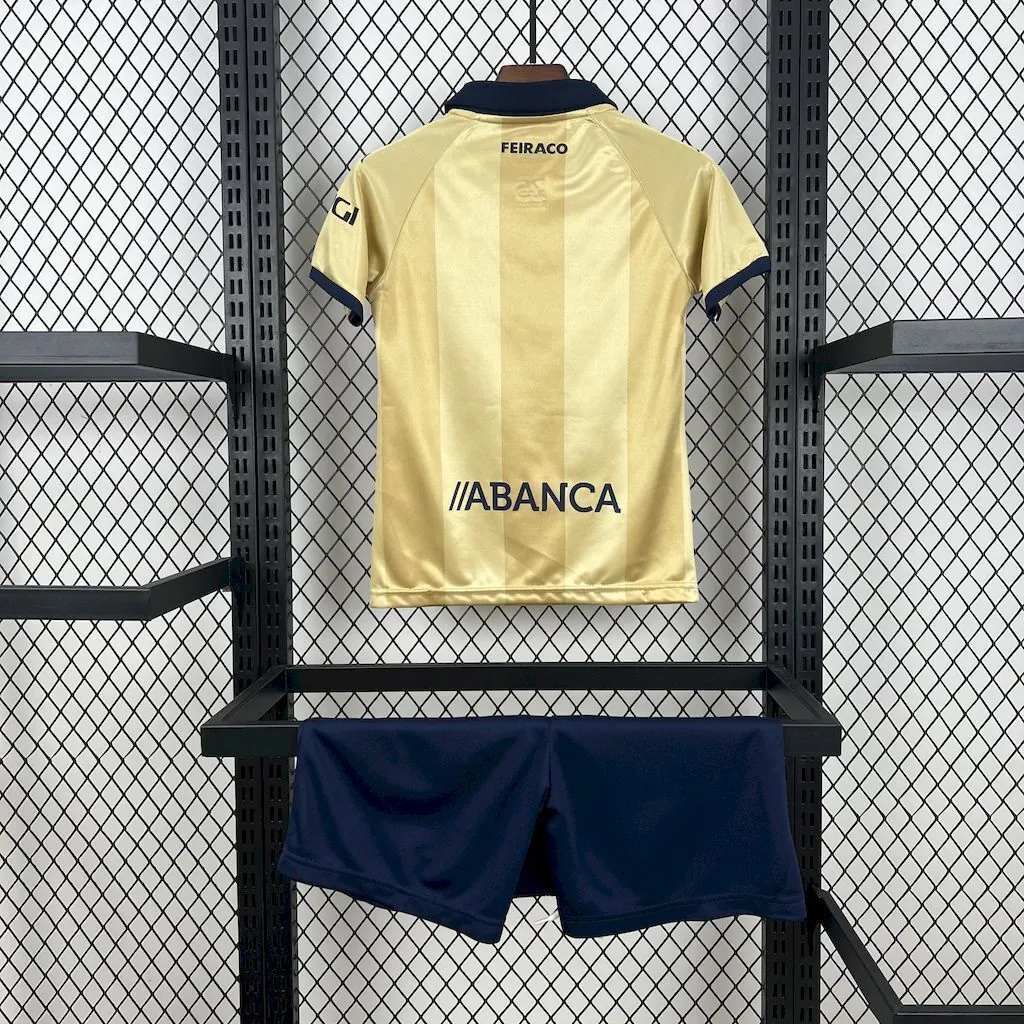 25-26 Deportivo de La Coruna 25th Anniversary Edition Kid Kits Youth Apparels AAAAJersey Supply 5