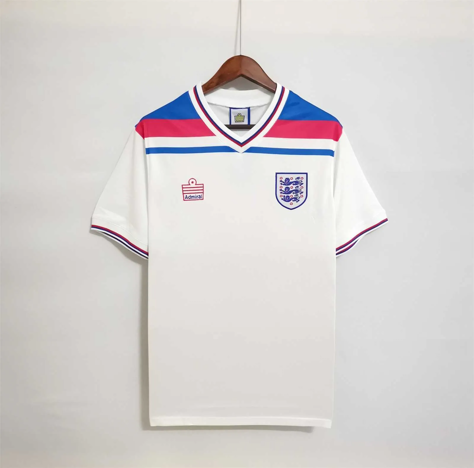 1980 England home white 9