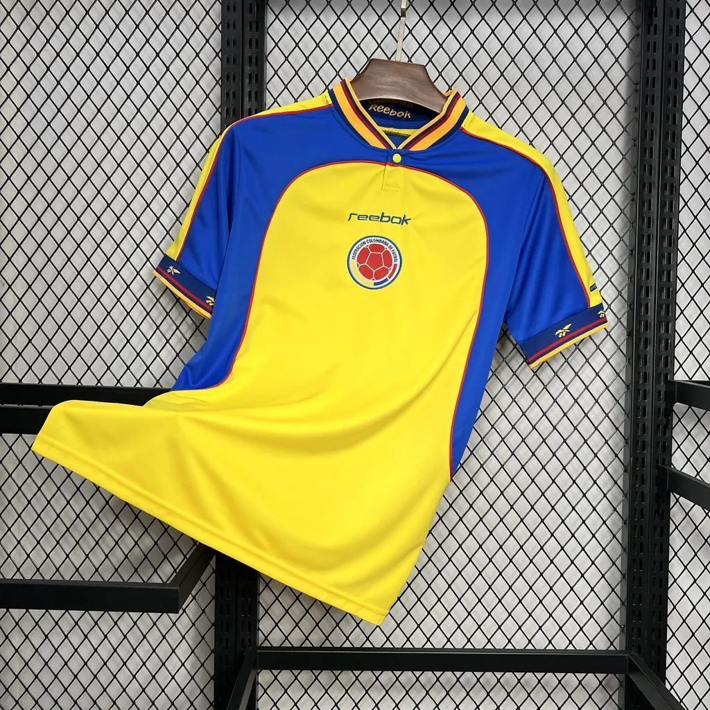 2001 Colombia Home Retro Kit Vintage Shirt AAAAJersey Supplier Yupoo 6