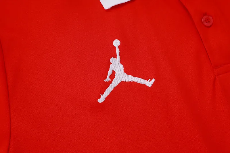 25-26 PSG Polo Red Training Kits Football Tracksuits 5