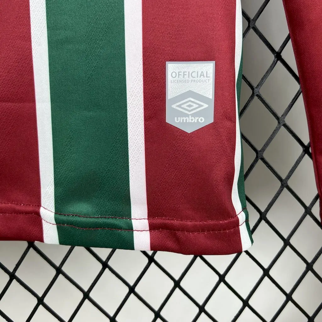 25-26 Fluminense Home Long Sleeve Kit Soccer T-Shirt AAAAJersey Wholesale Yupoo 6