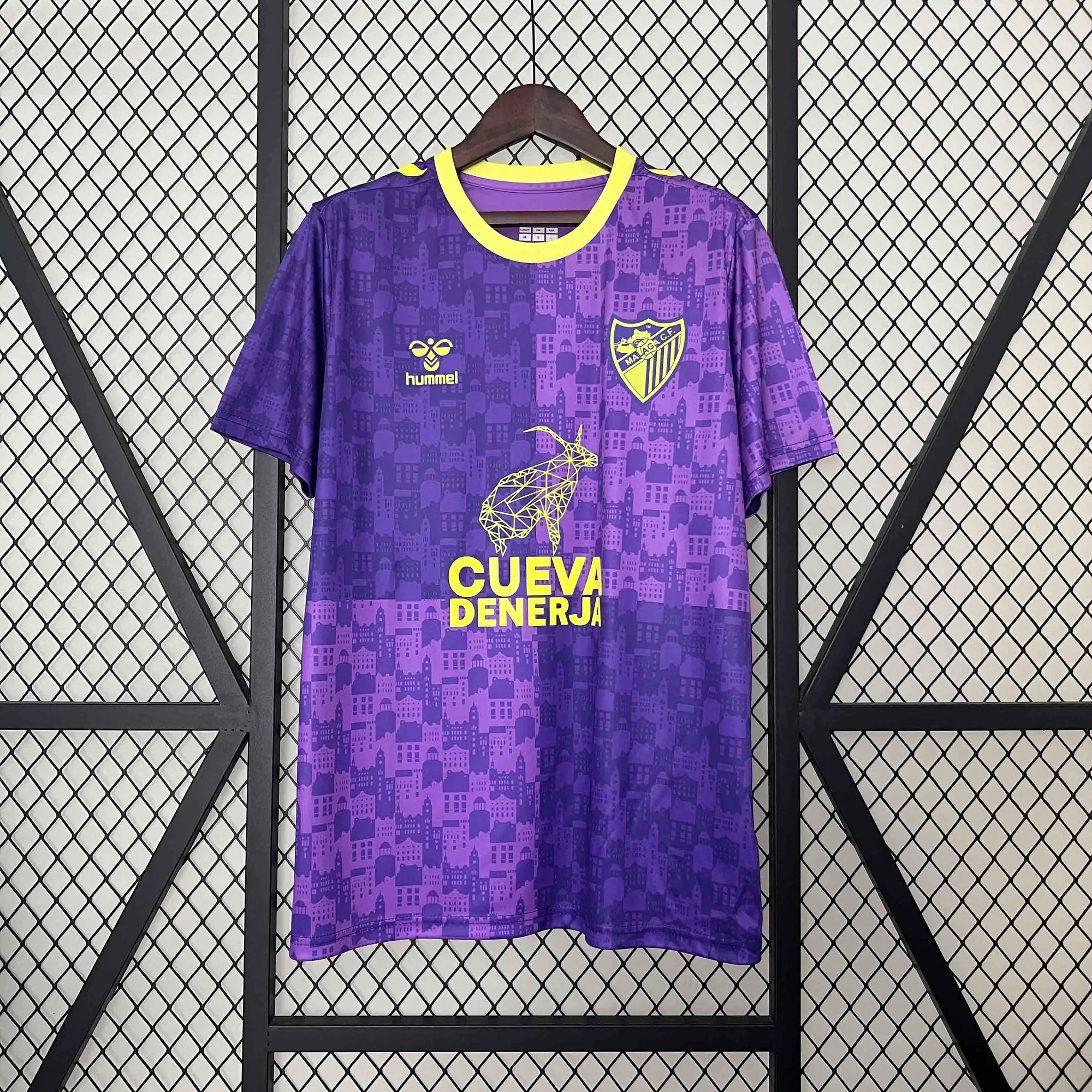 24-25 Malaga Pre-Match Shirt Soccer Uniforms Soccer AAAAJersey Yupoo 6