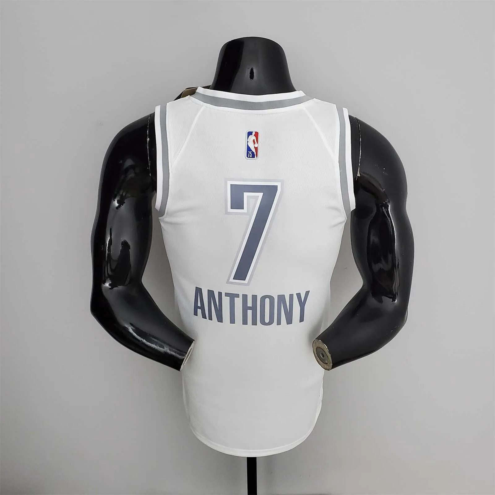 75th Anniversary 2202 Season Oklahoma City Thunder ANTHONY#7 City Edition White NBA Jersey 5
