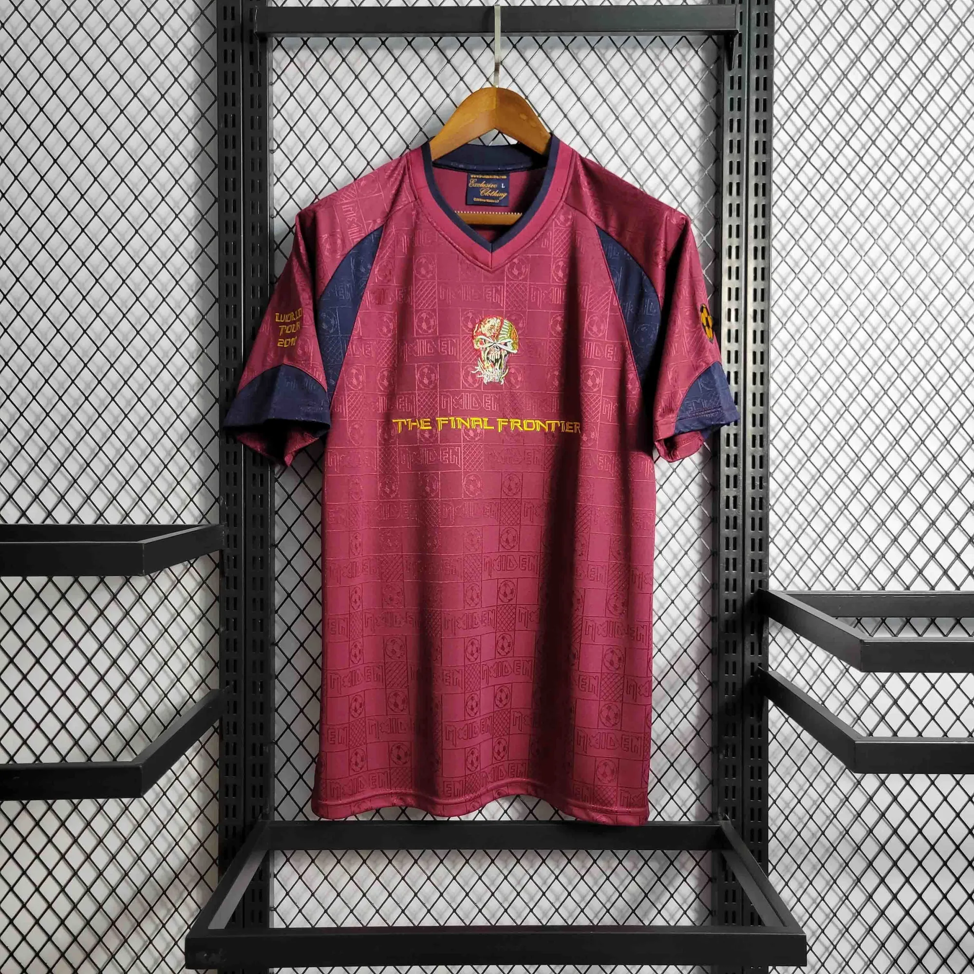 10-11 West Ham Iron Maiden Away Retro Kit Vintage Shirt Sport AAAAJersey Yupoo 7
