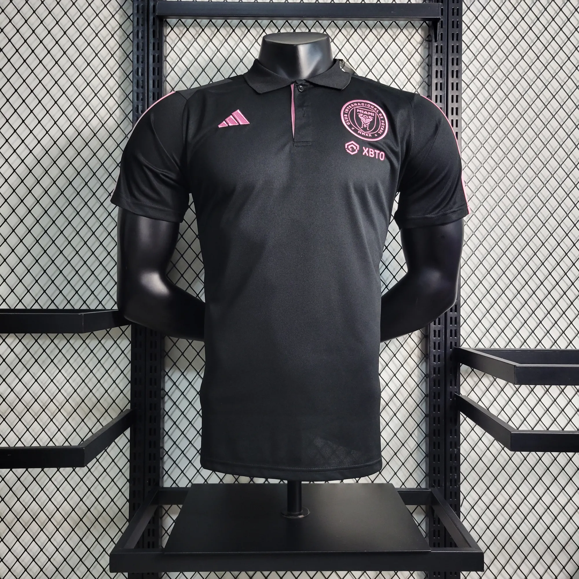 23-24 Inter Miami Polo Black Size S-XXL 8