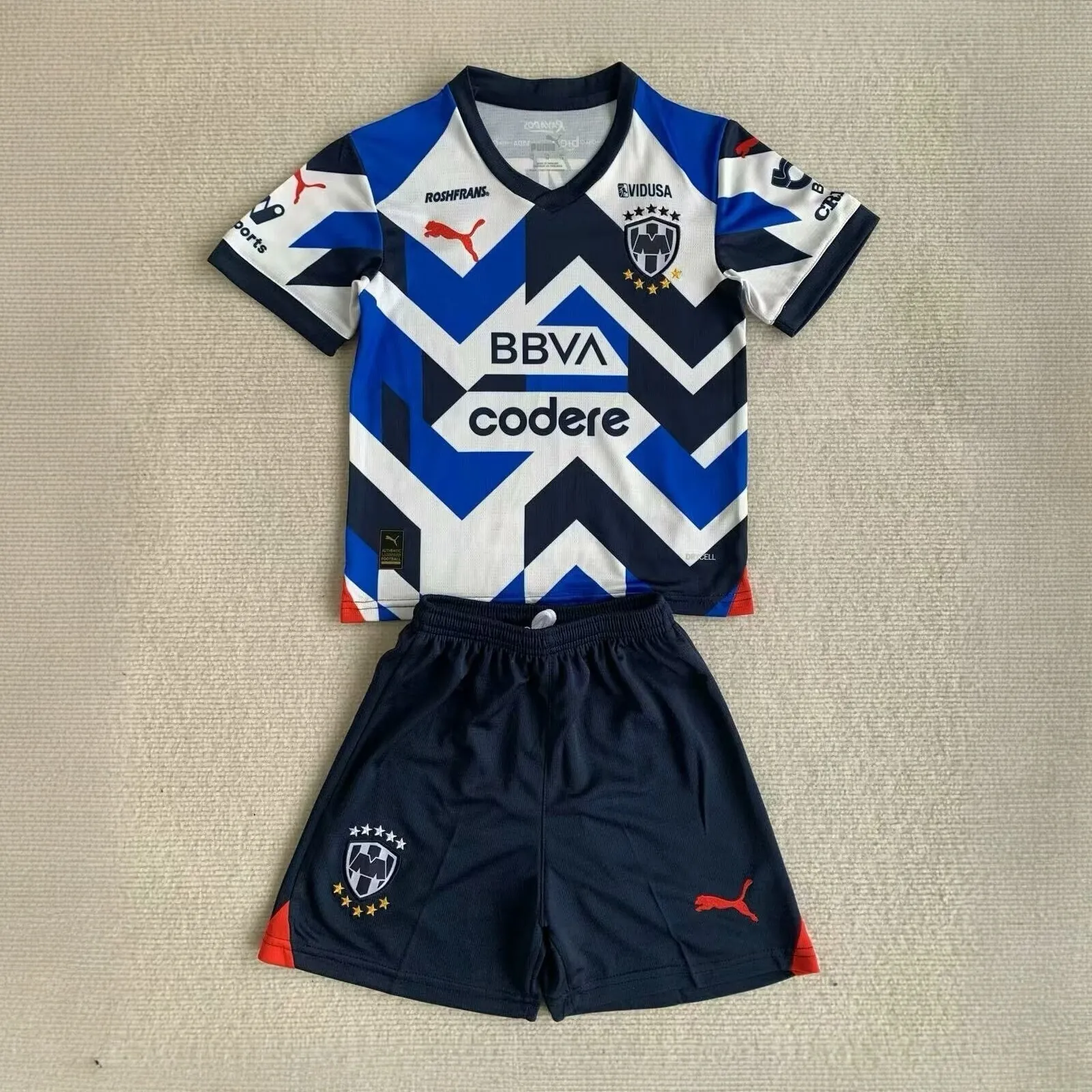 23-24 Rayados Monterrey Third Kids Kits Children Shirt Soccer Jerseys Yupoo 2