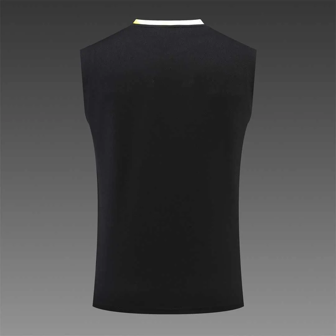 22-23 Dortmund vest training suit kit black and white 9