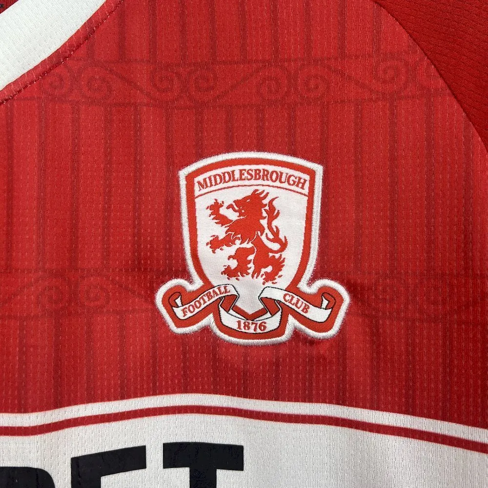 25-26 Middlesbrough Home Kit Football T-Shirt Sports Uniforms AAAAJersey Supply Yupoo 4