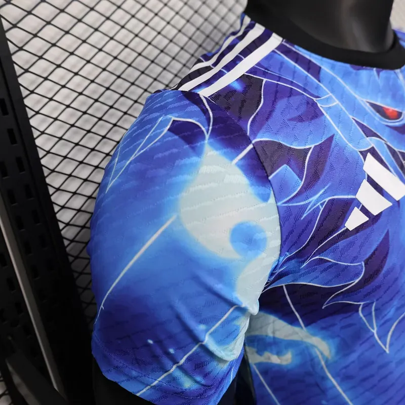 25-26 Japan Naruto & Sasuke Blue Special Edition Kit Player Version Shirt AAAAJersey Wholesale 5