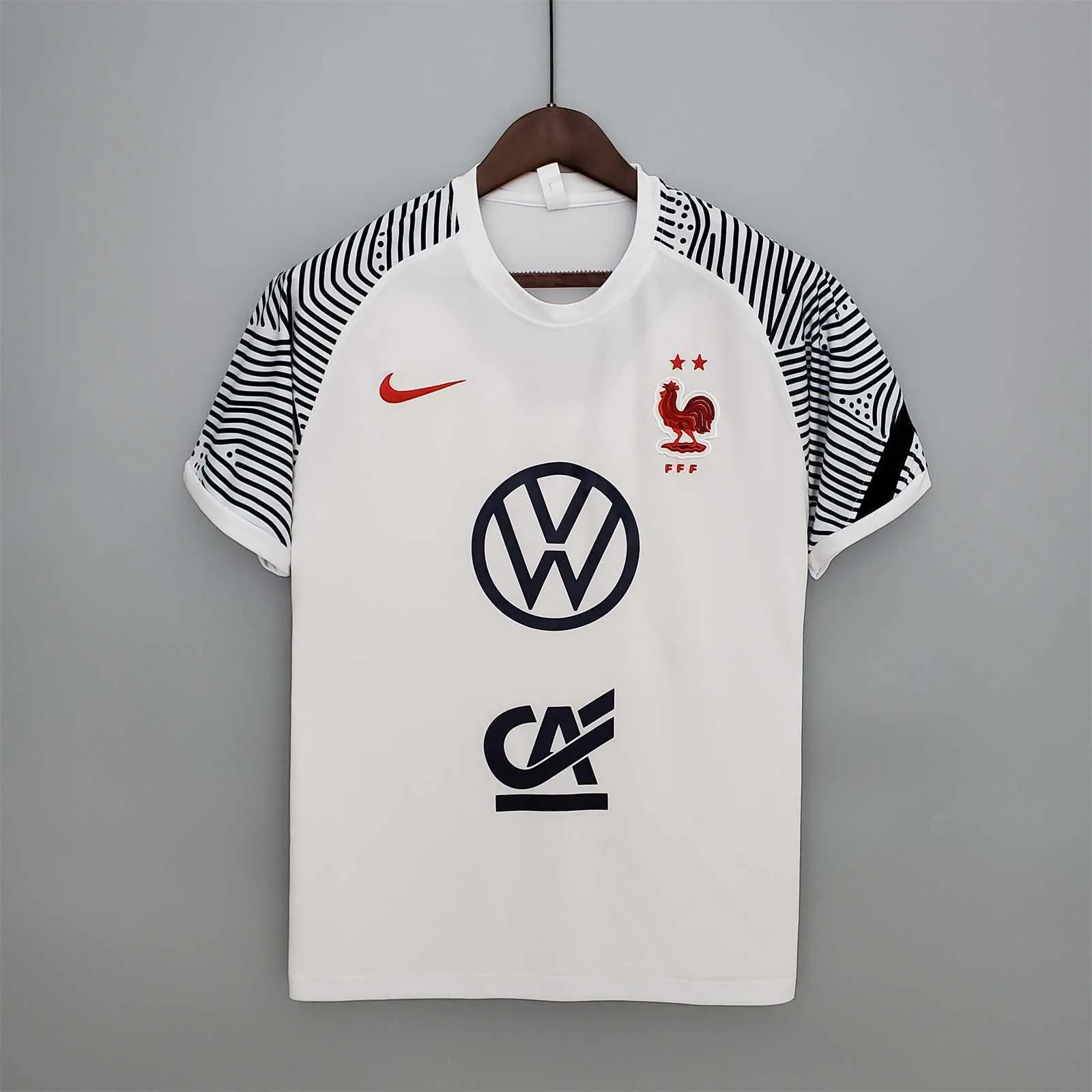 2021 France training suit white 8