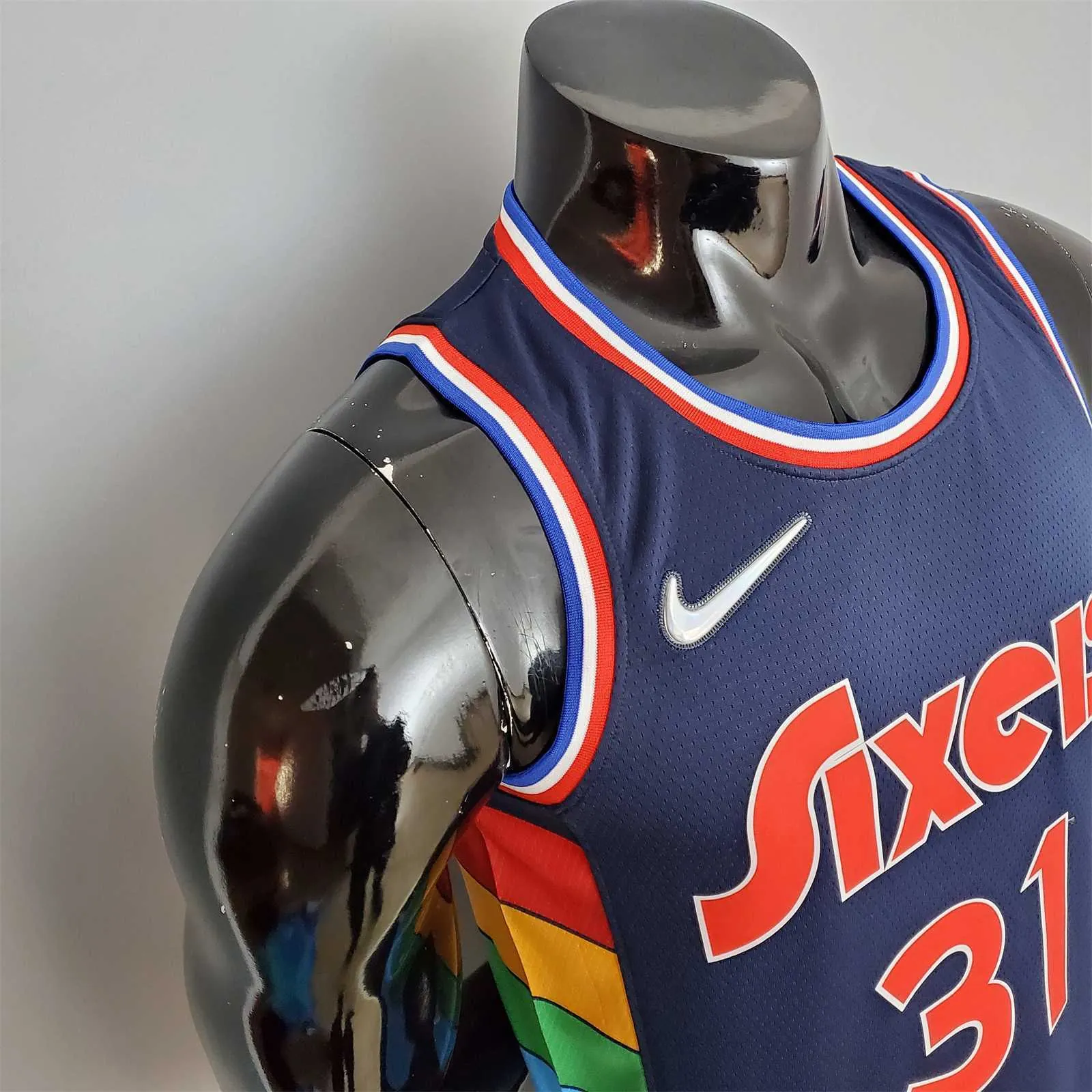 2022 Curry#31 76ers Royal Blue 4