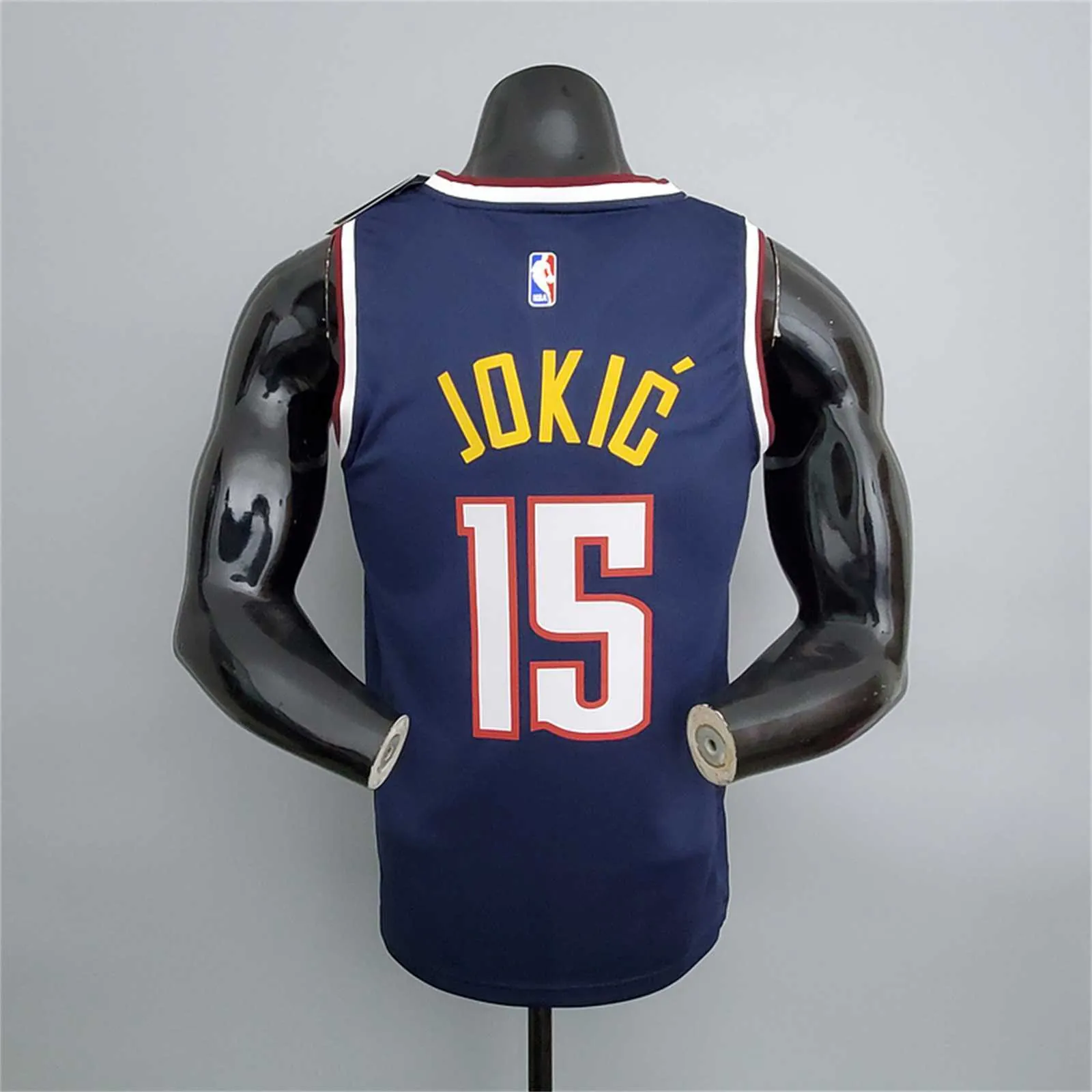 Nuggets Jokic #15 Navy Blue 1