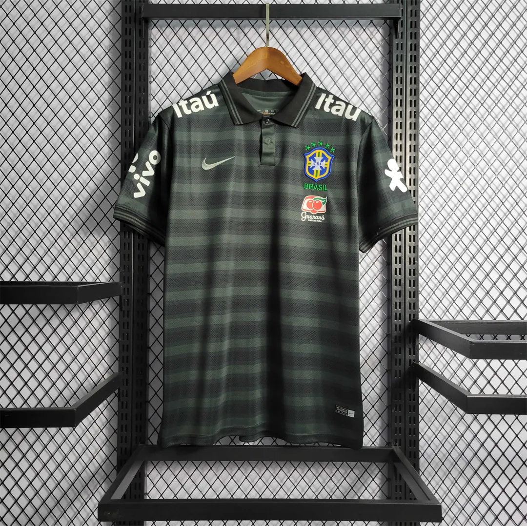 Brazil Polo Black Stripe 12
