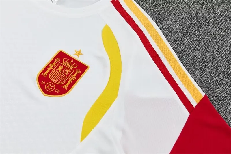2026 Spain Mens Kit White Training Suit Yupoo 8 4