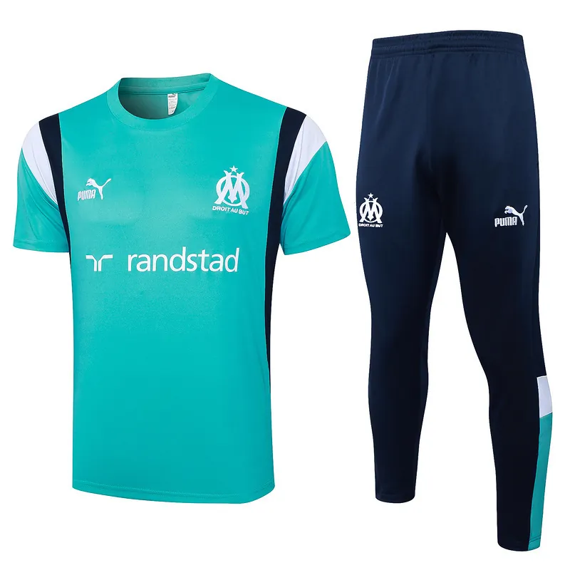 23-24 Marseille Short Sleeve Tracksuit Yupoo 3