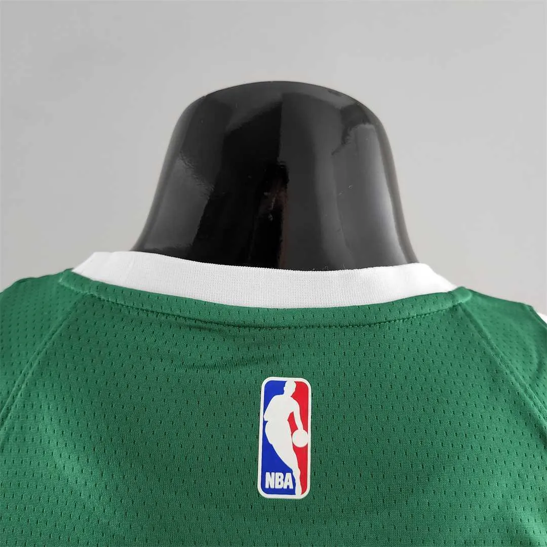 Boston Celtics IRVING#11 Green Gold NBA Jersey 4