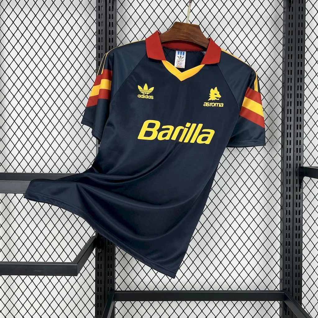 91-92 Roma Third Retro Kit Vintage Shirt AAAAJersey Supplier Yupoo 5