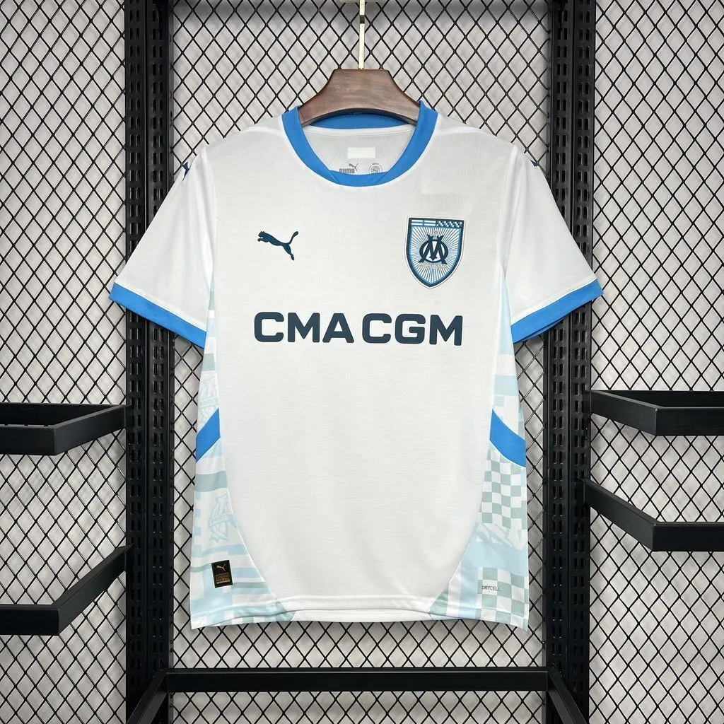 24-25 Marseille Home Kit Football Shirt Sport AAAAJersey Yupoo 7