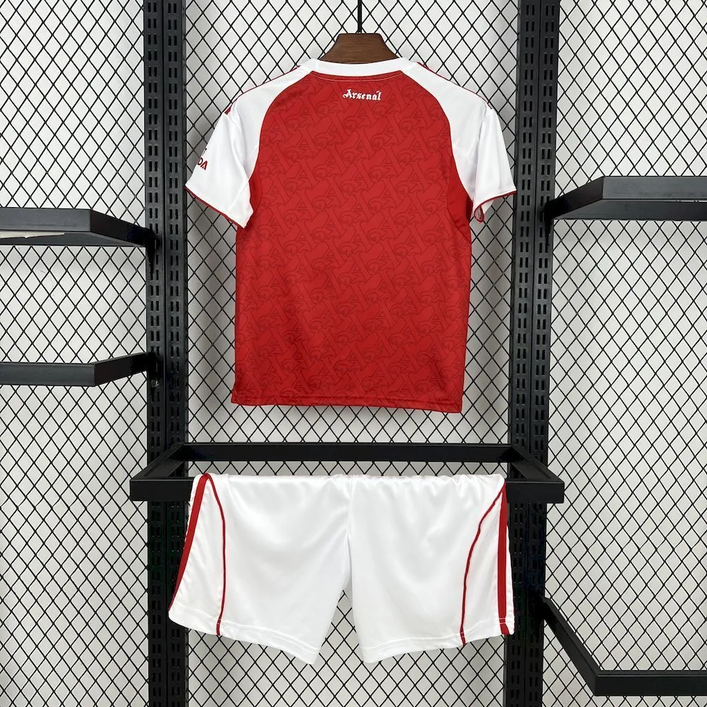 25-26 Arsenal Home Kid Kits Youth Apparels AAAAJersey Wholesale Yupoo 2