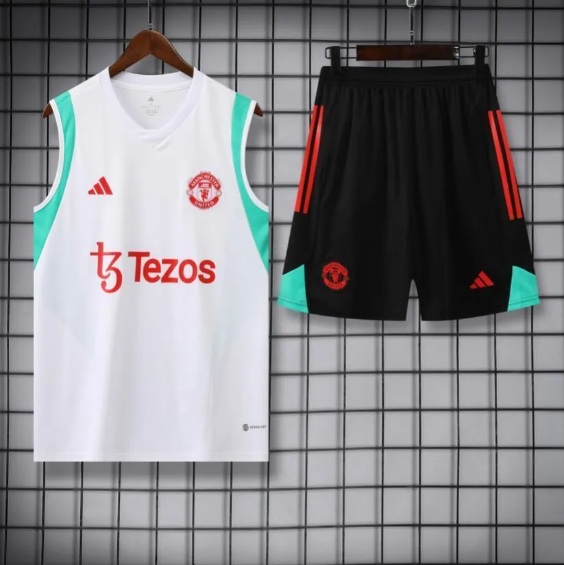 23-24 Manchester United Training Vest Kit S-XXL Soccer Jerseys 3