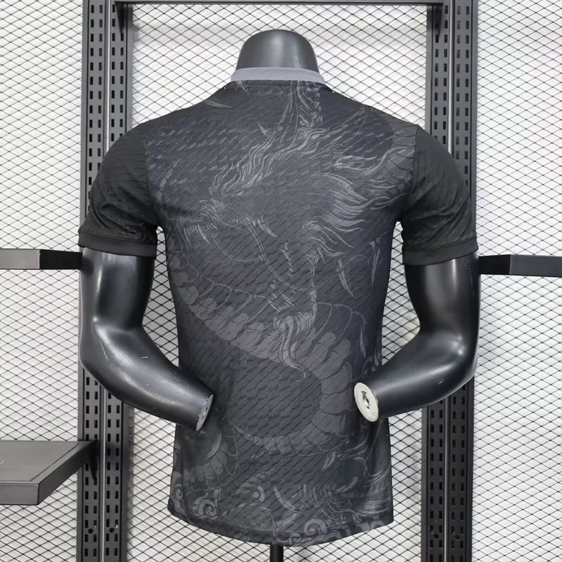 25-26 Real Madrid Black Dragon 2 Special Edition Kit Player Version Shirt AAAAJersey Wholesale 1