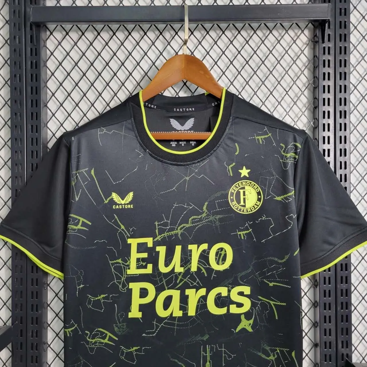 23-24 Feyenoord Black S-XXL Cheap Soccer Jerseys 6