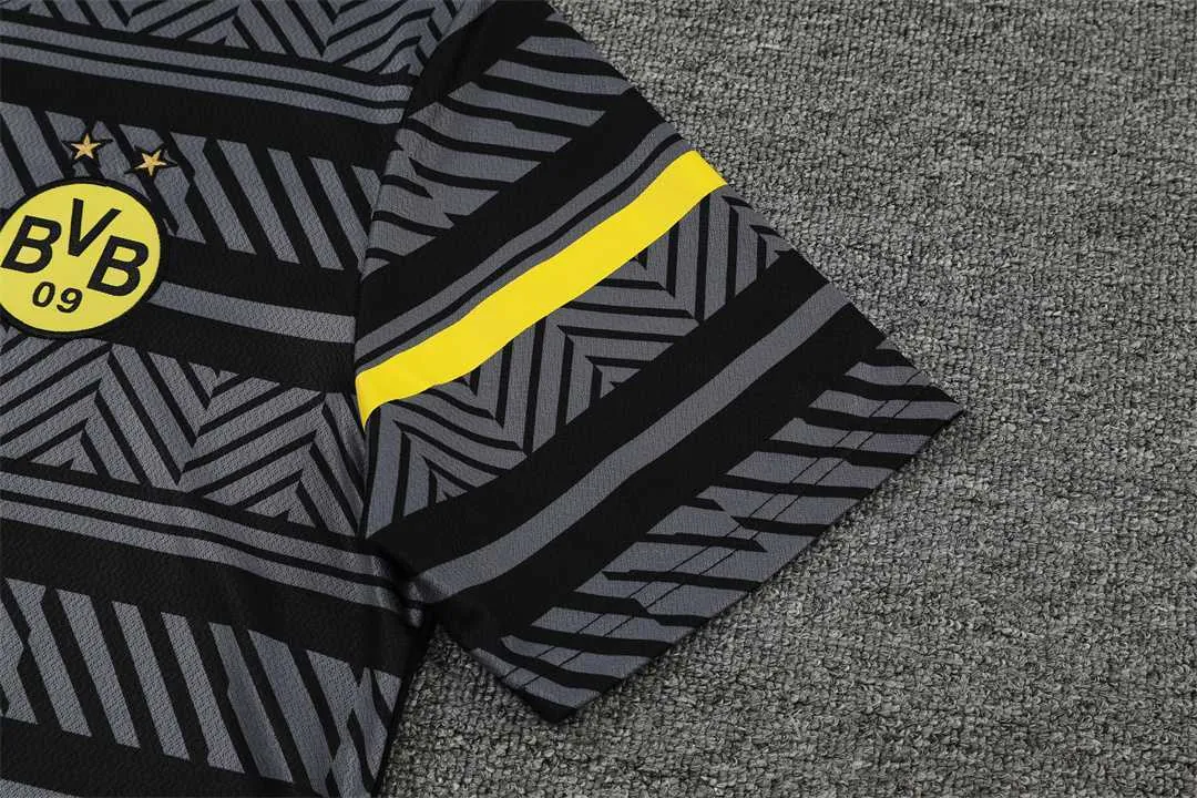 22-23 Dortmund Training Suit Short Sleeve Kit Grey 18