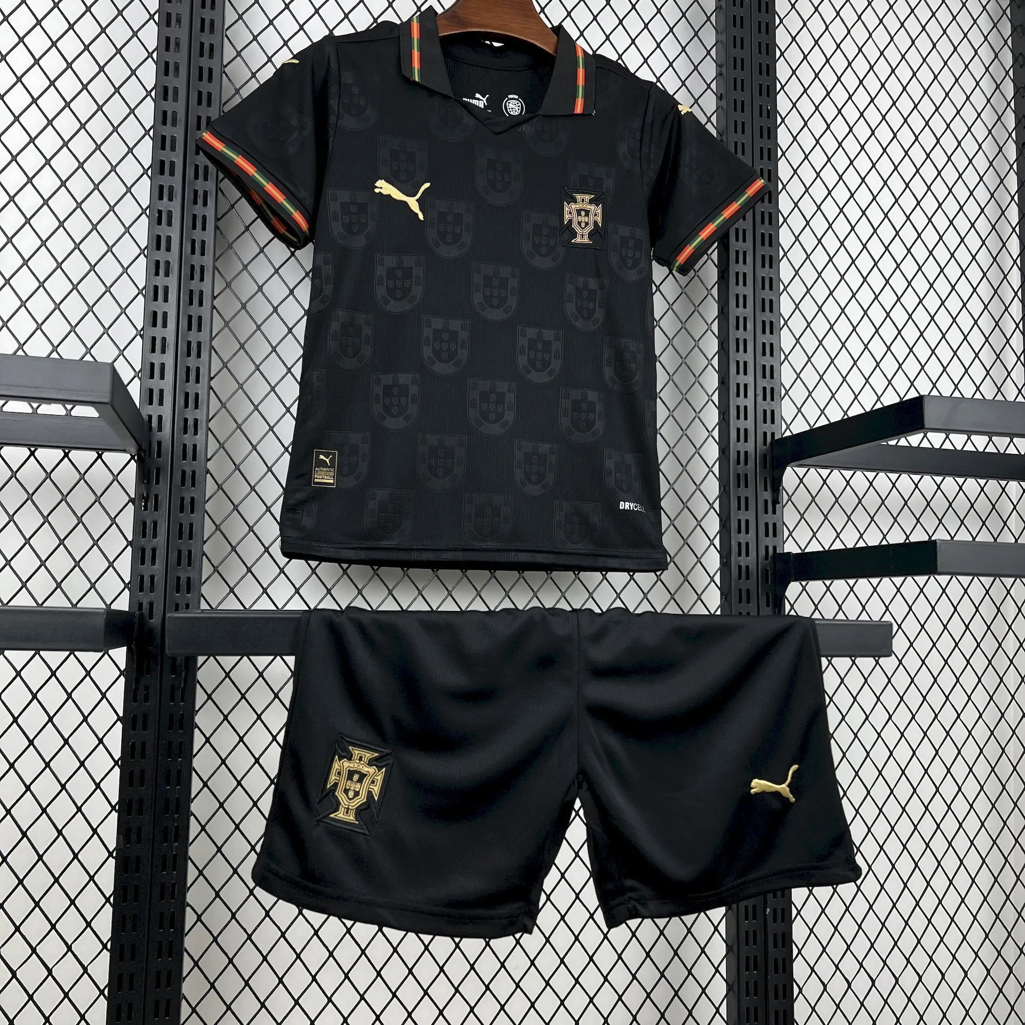 2026 World Cup Portuga Away Kids Kit Soccer Youth Apparels AAAAJersey Supply Yupoo 3