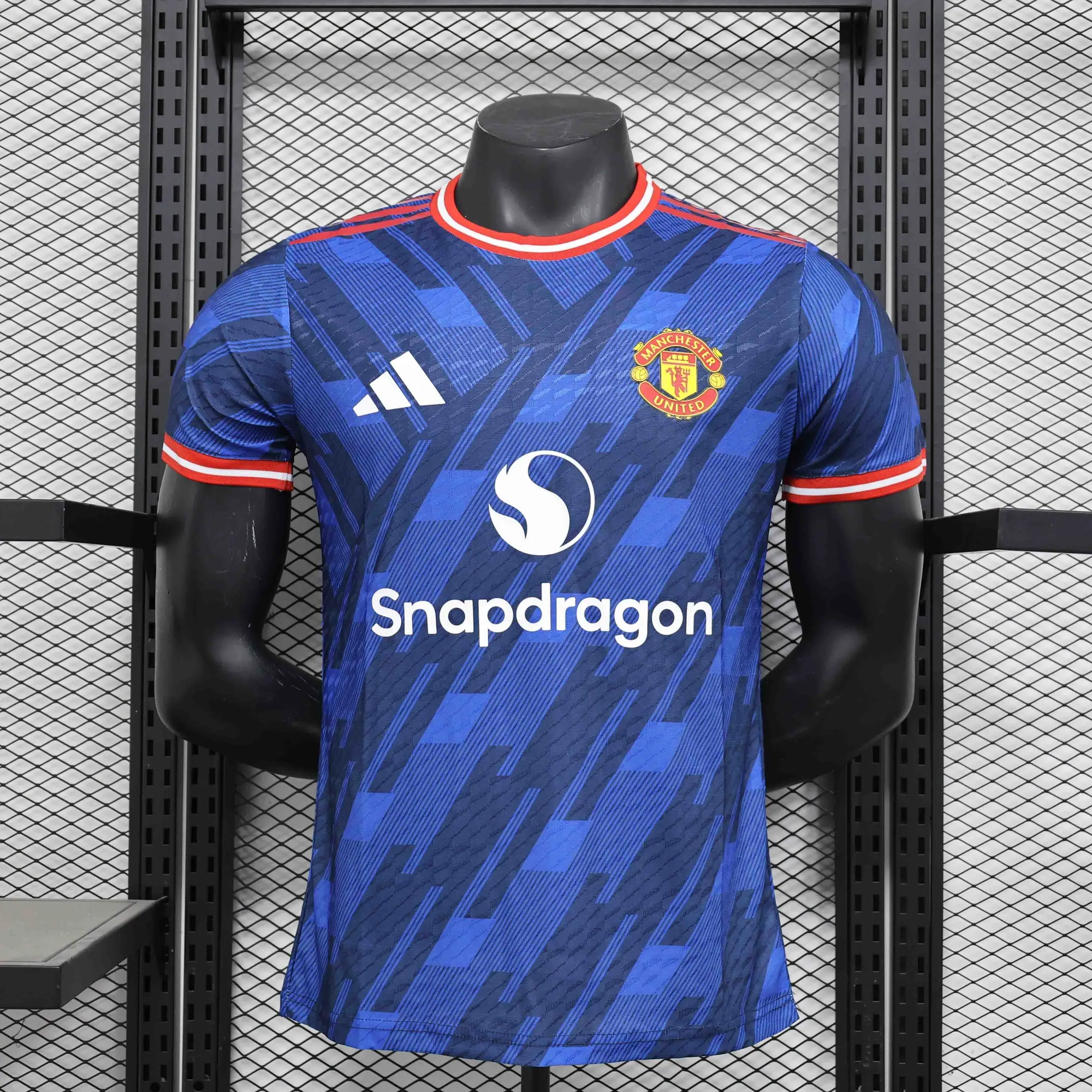 25-26 Manchester United Blue Special Edition Kit Player Version Shirt AAAAJersey Supplier Yupoo 4
