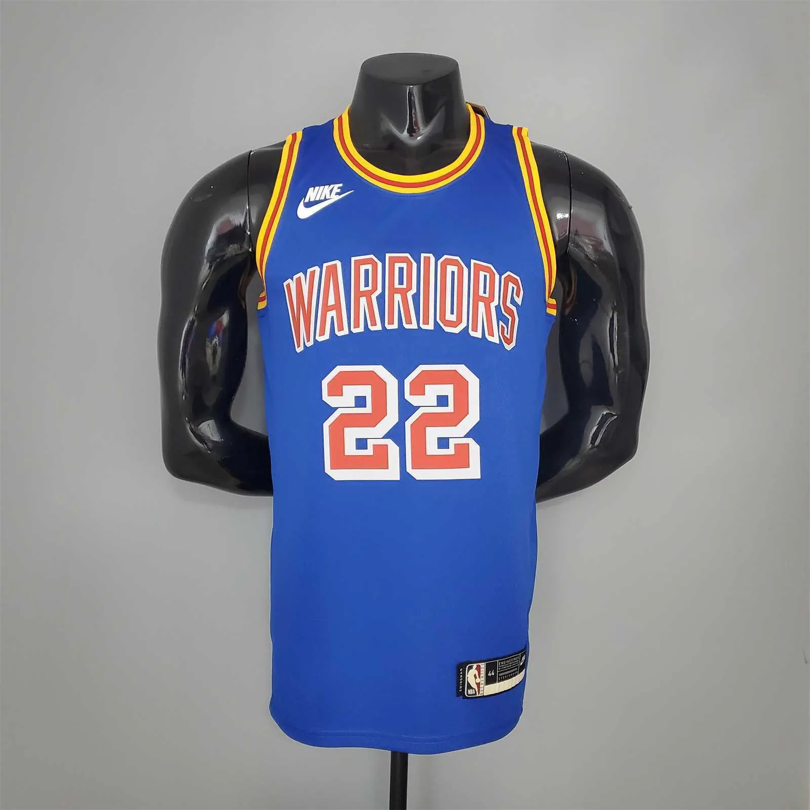WIGGINS#22 75th Anniversary Warriors Blue 8