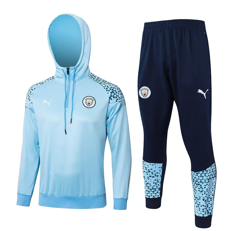 23-24 Manchester City Hoodie Long Sleeve Training Suit Yupoo 4