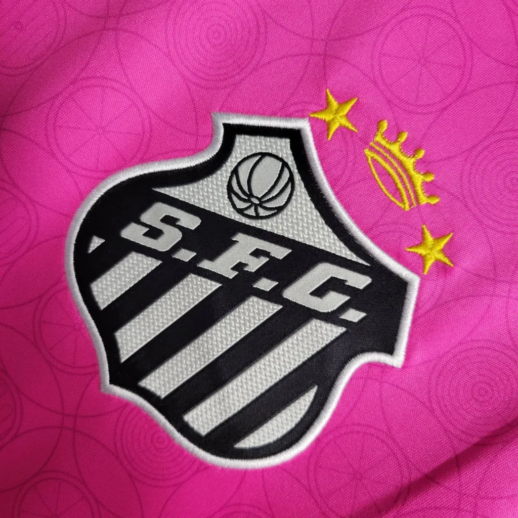 23-24 Santos Pink S-4XL Cheap Soccer Jerseys 2