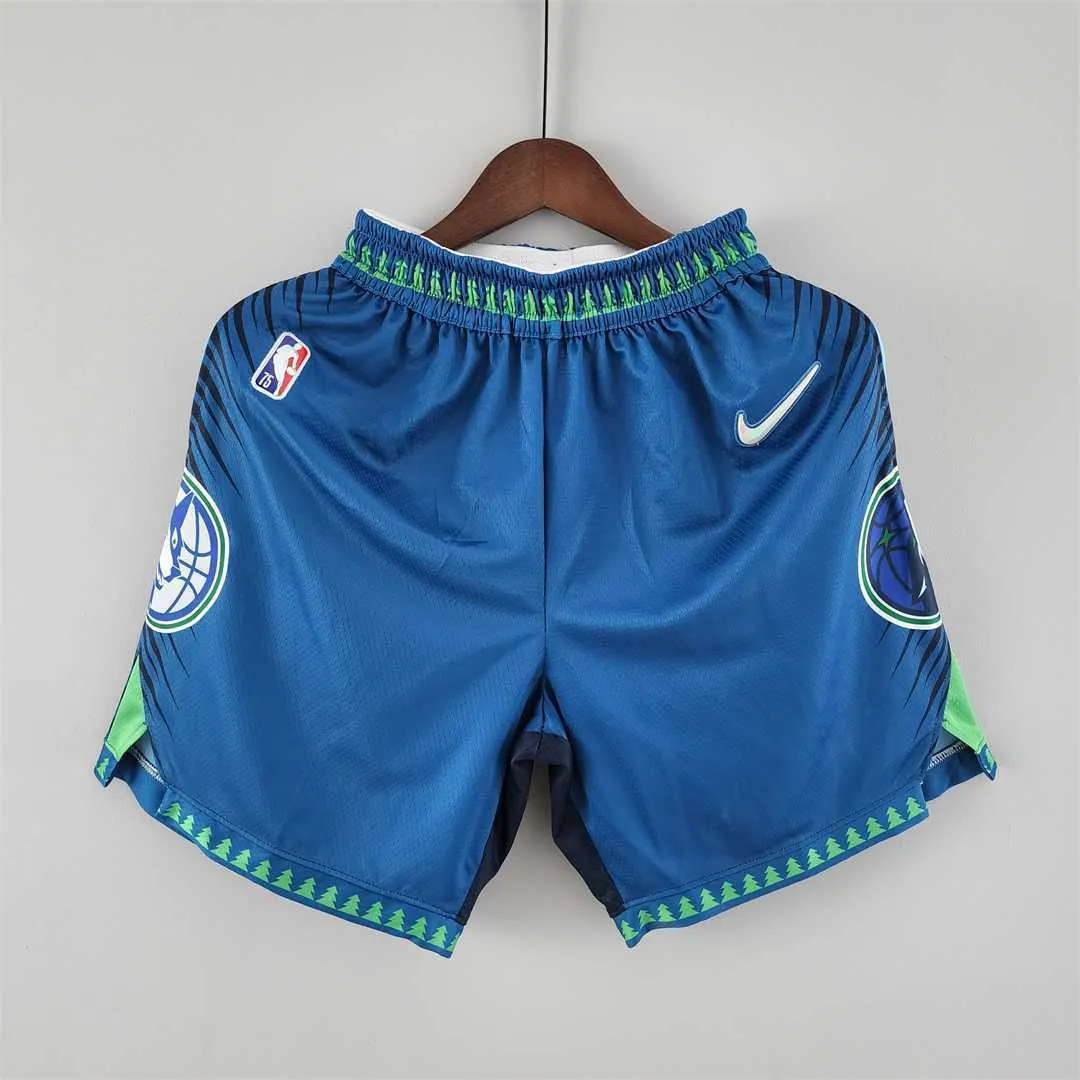 2022 Minnesota Timberwolves City NBA shorts 9