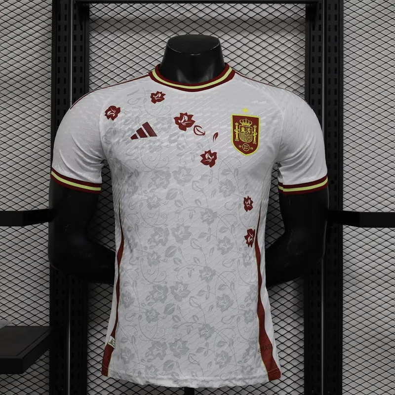 2024 Spain White Special Edition Player Version Shirt Football AAAAJersey Yupoo 6