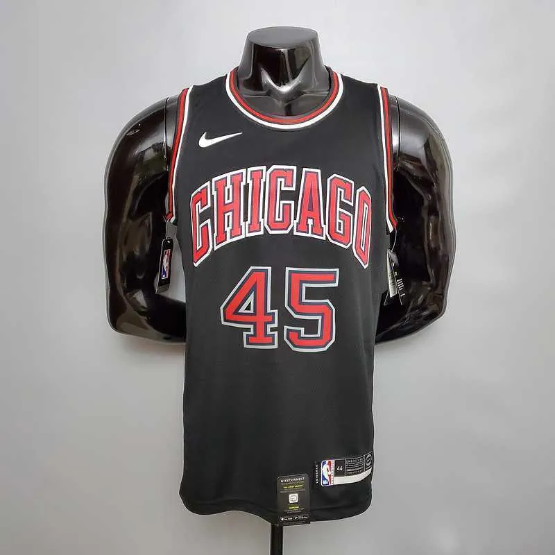 JDRDAN#45 Chicago Bulls Black 8