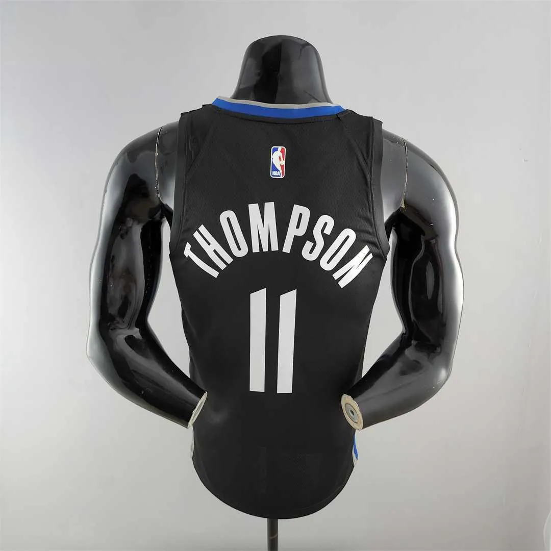 2020 THOMPSON #11 Warriors City Edition Black &amp; Grey NBA Jersey 6