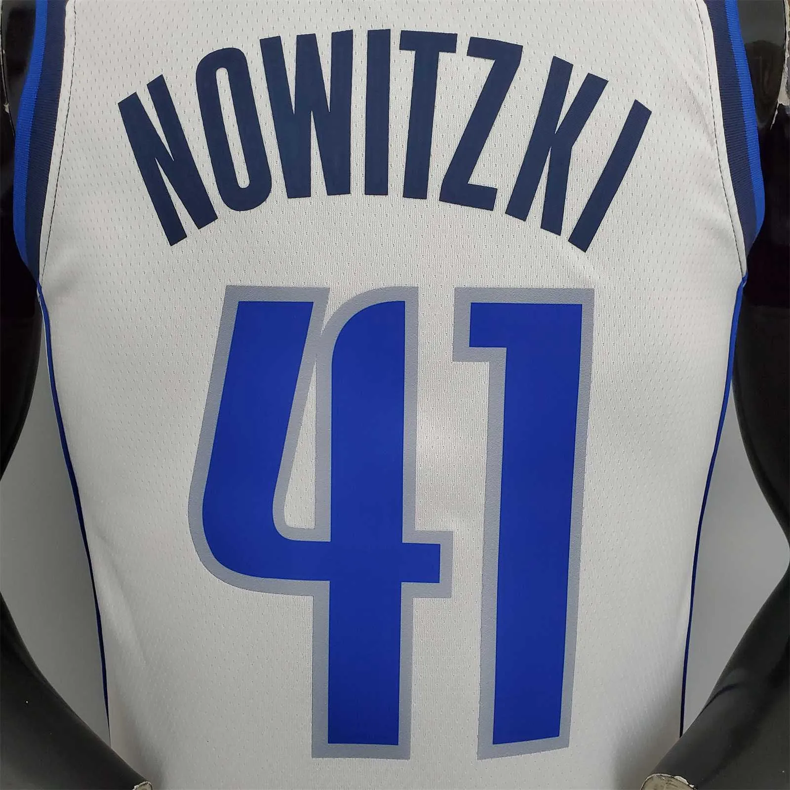 75th Anniversary Nowitzki #41 Lone Ranger White 3