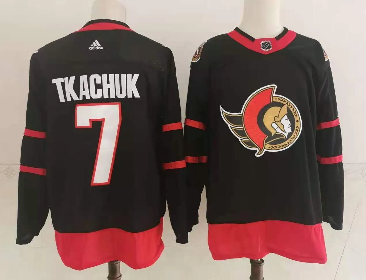 Ottawa Senators ice hockey jersey M-3XL 渥太华参议员冰球服 2