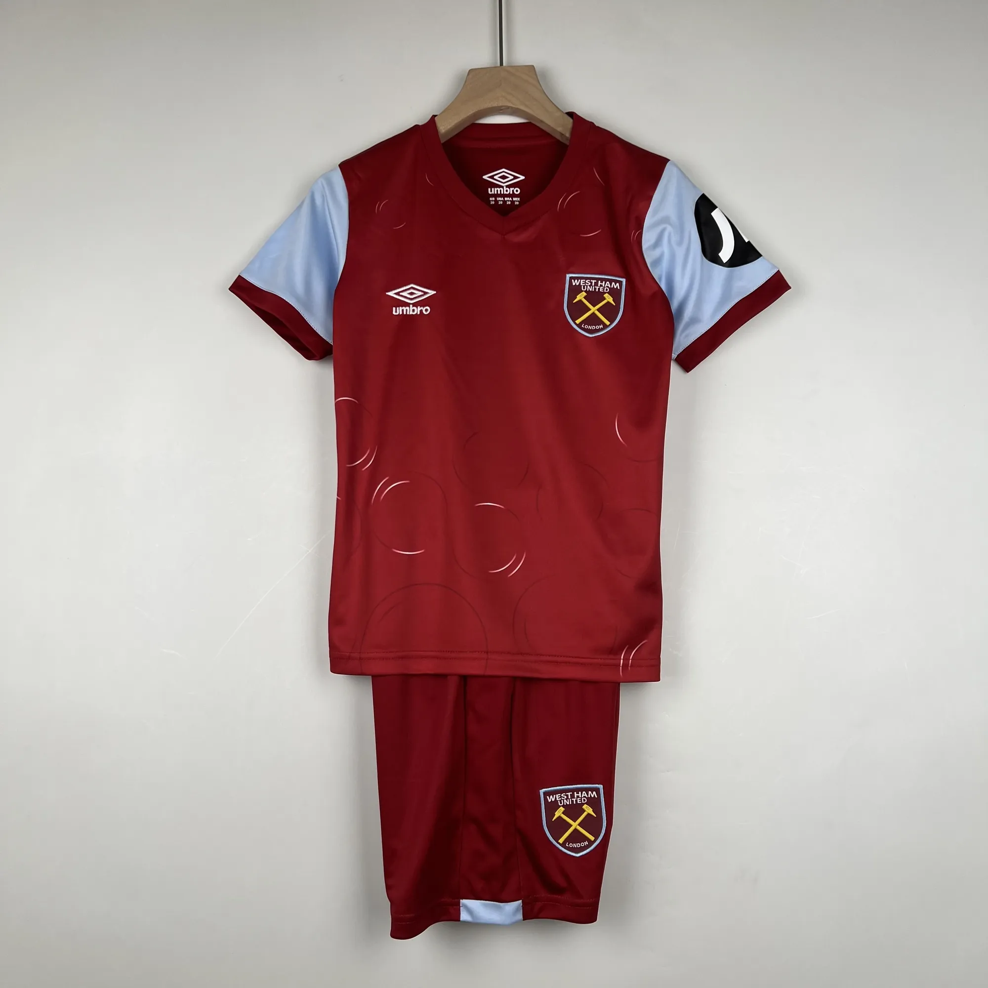 23-24 Kids West Ham United Home Size 16-28 Soccer Jersey 9