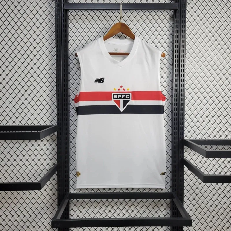 24-25 Sao Paulo Home Vest Uniform Football AAAAJersey Supplier 7