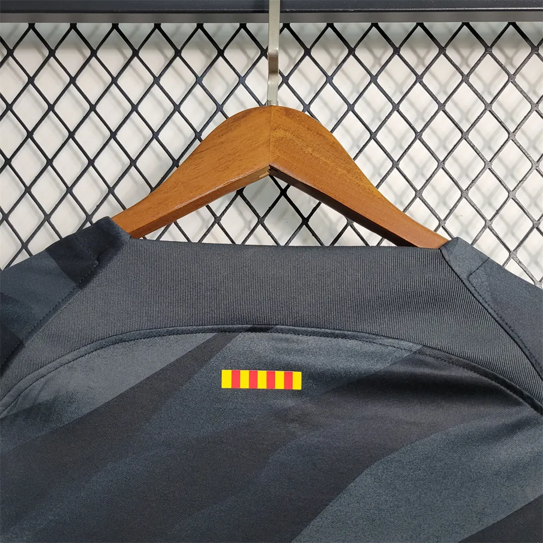 23-24 Barcelona Black Goalkeeper long sleeve 8