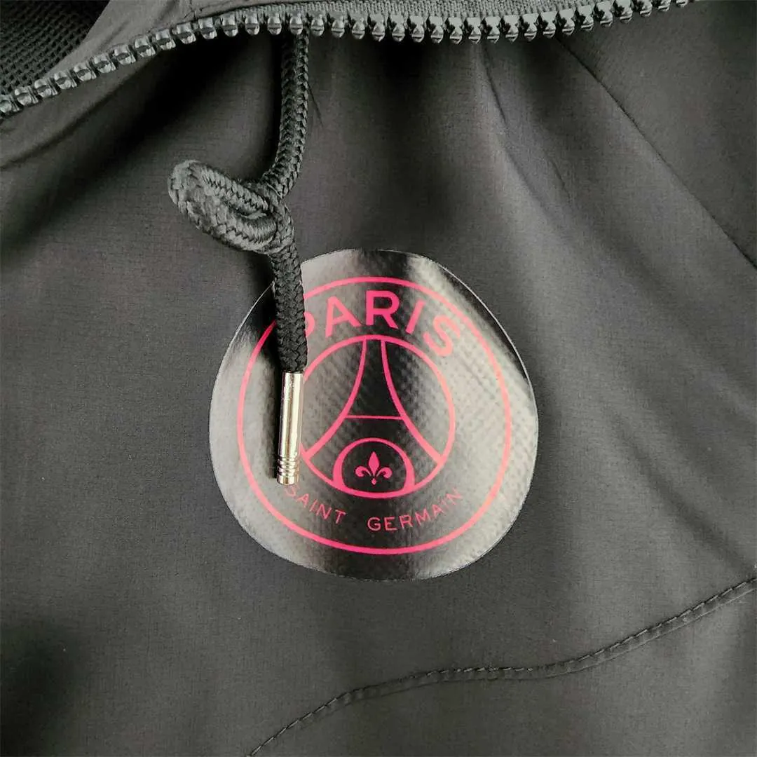 22-23 PSG black Windbreaker 2