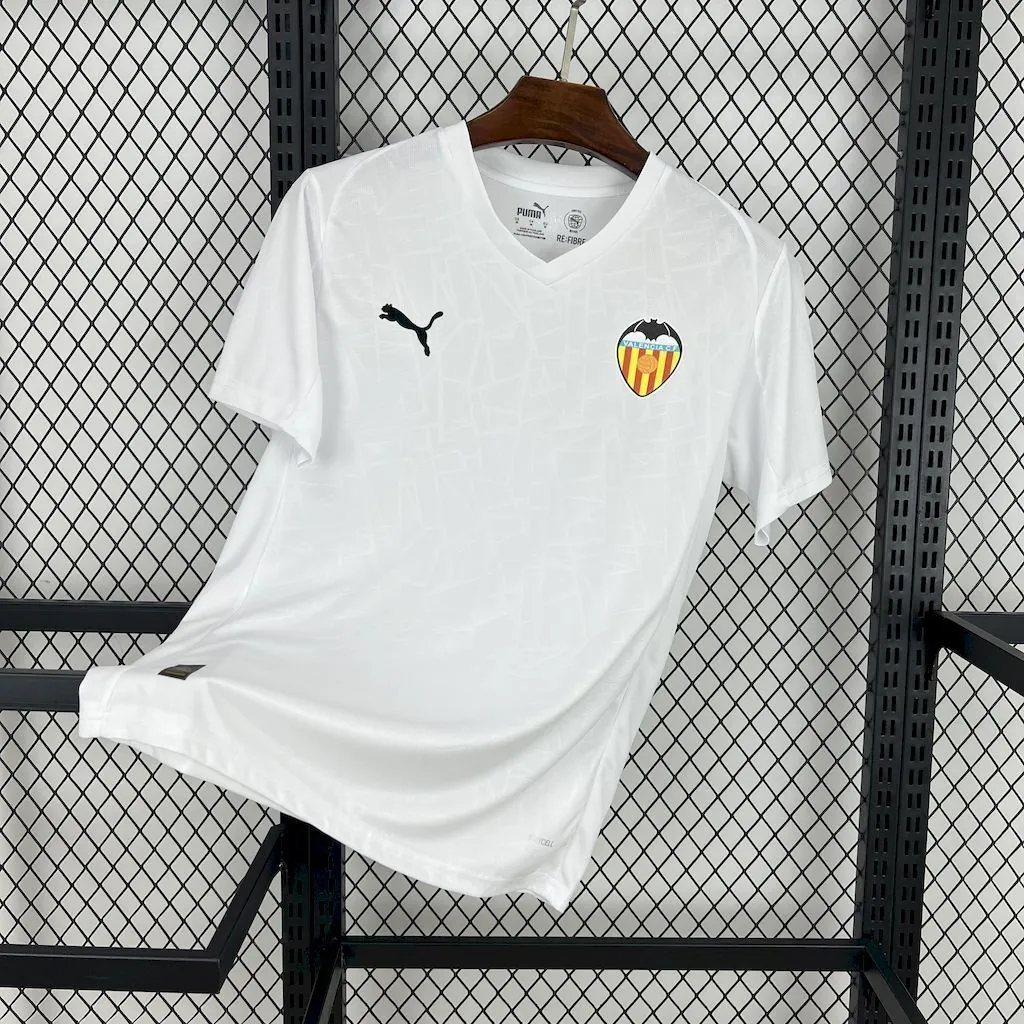 25-26 Valencia Home T-Shirt Football Apparels Soccer AAAAJersey Yupoo 3